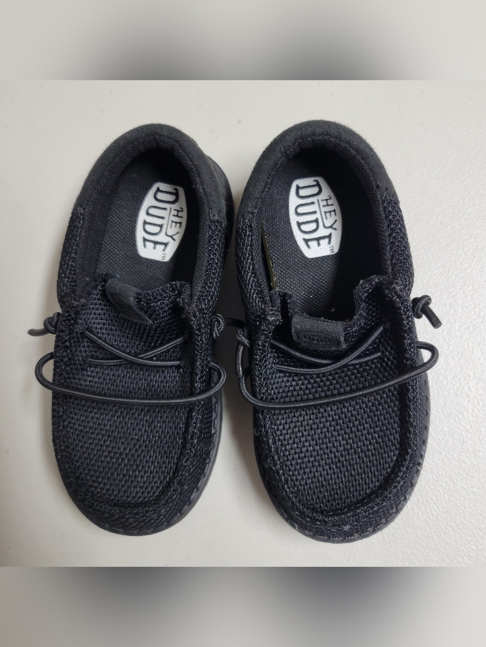 Hey Dude Wally Funk Mono Black Toddler.